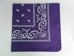 100% Cotton Paisley Bandanas Double Sided