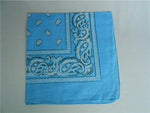 100% Cotton Paisley Bandanas Double Sided