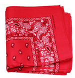 100% Cotton Paisley Bandanas Double Sided