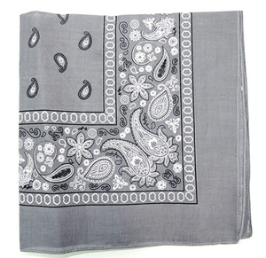 100% Cotton Paisley Bandanas Double Sided