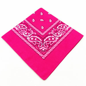 100% Cotton Paisley Bandanas Double Sided