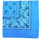 100% Cotton Paisley Bandanas Double Sided