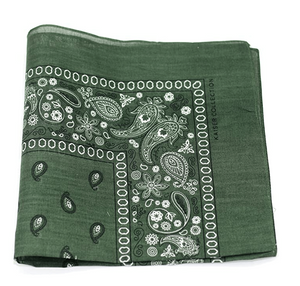 100% Cotton Paisley Bandanas Double Sided