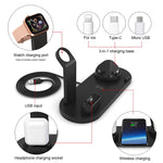 4 in 1 Wireless Charging Stand Holder For Apple Watch iPhone and Airpods  - E-Suke