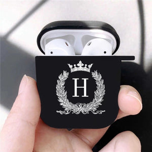 Luxury Crown Letter Silicone Apple Airpods 1 2 Case