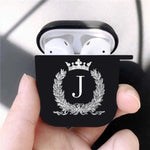 Luxury Crown Letter Silicone Apple Airpods 1 2 Case