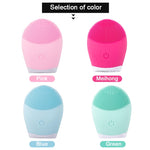 Electric Silicone Facial Brush Cleansing Skin Massager