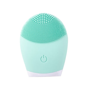 Electric Silicone Facial Brush Cleansing Skin Massager