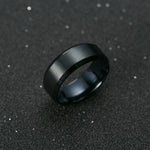 Titanium Classic Round Rings - E-Suke