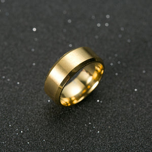 Titanium Classic Round Rings - E-Suke