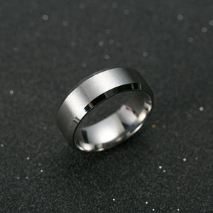 Titanium Classic Round Rings - E-Suke