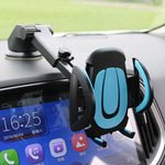 Phone Holder for Car Dashboard Windshield Adjustable Long Arm - E-Suke