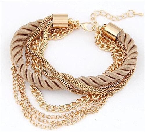 Multi-layer Charm Chain Bracelet - E-Suke