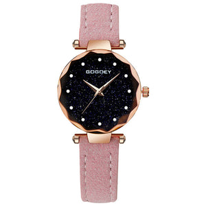 Romantic Starry Sky Rhinestone Wrist Watch - E-Suke