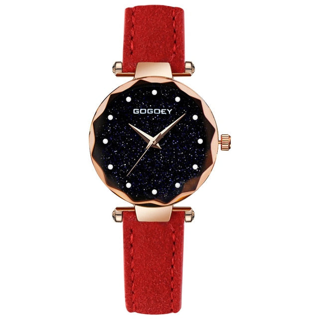 Romantic Starry Sky Rhinestone Wrist Watch - E-Suke