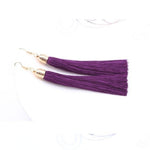 Ethnic Long Tassel Earrings - E-Suke