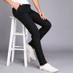 Midweight Slim Long Casual Pants - E-Suke