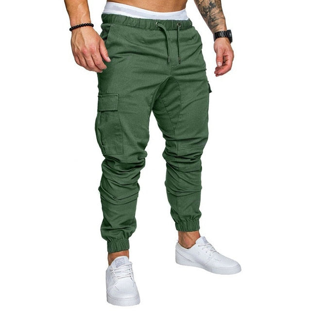 Multi-pocket Hip Hop Harem Pants - E-Suke